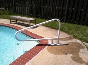 pool handrail