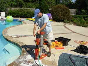 Pool Handrail Installation